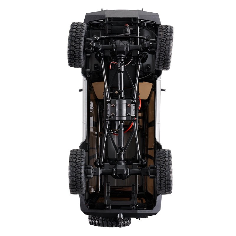 FMS FCX18 Toyota Land Cruiser V2 LC80 Gul
