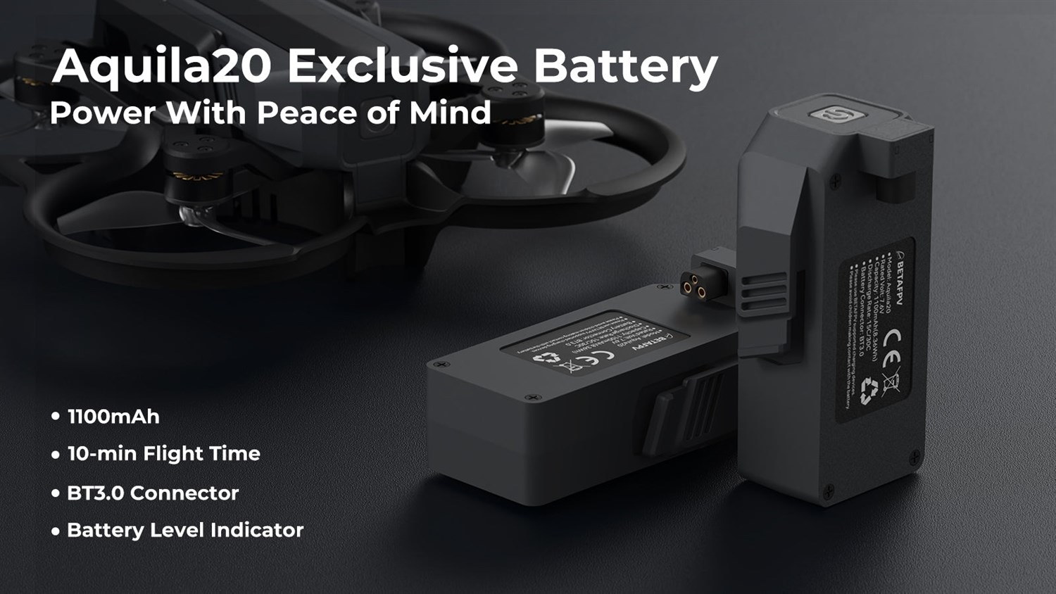 BETAFPV Aquila20 Eksklusivt Batteri 2-pak
