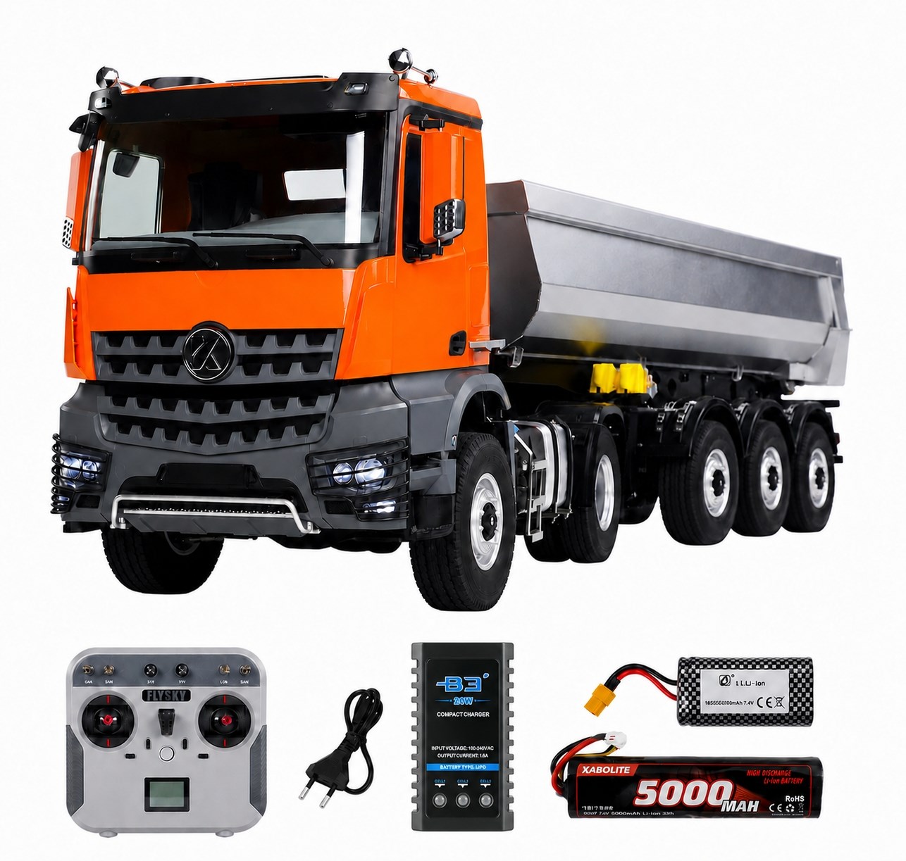 HuiNa Lastbil Kabolite K5801 10-kanals RTR - Orang