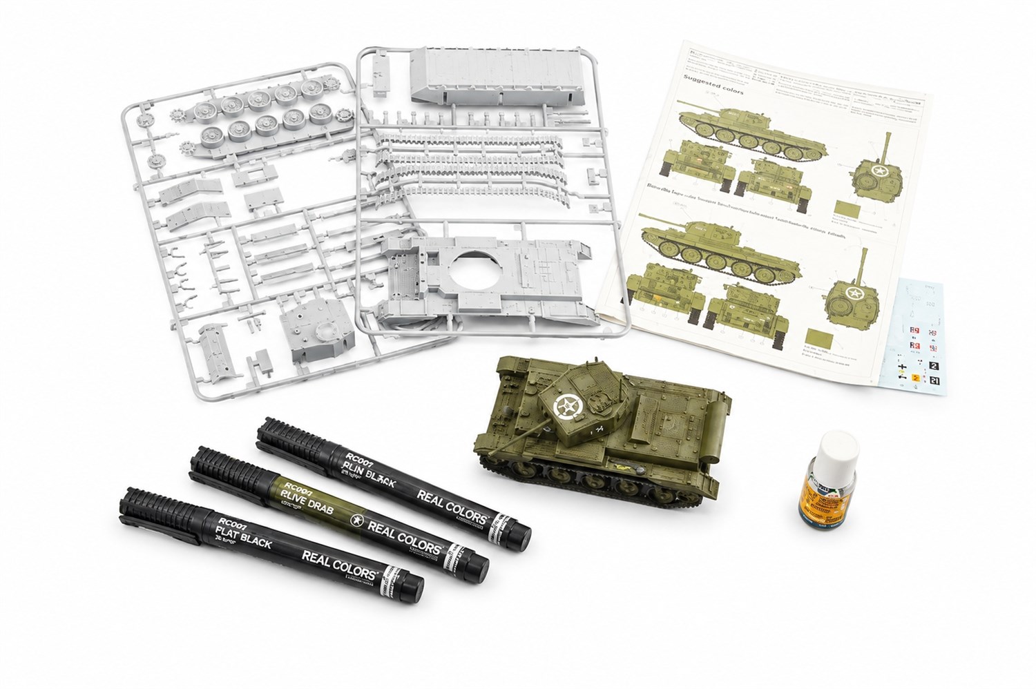 Italeri 1:56 - Cromwell Mk. IV - Starter Kit