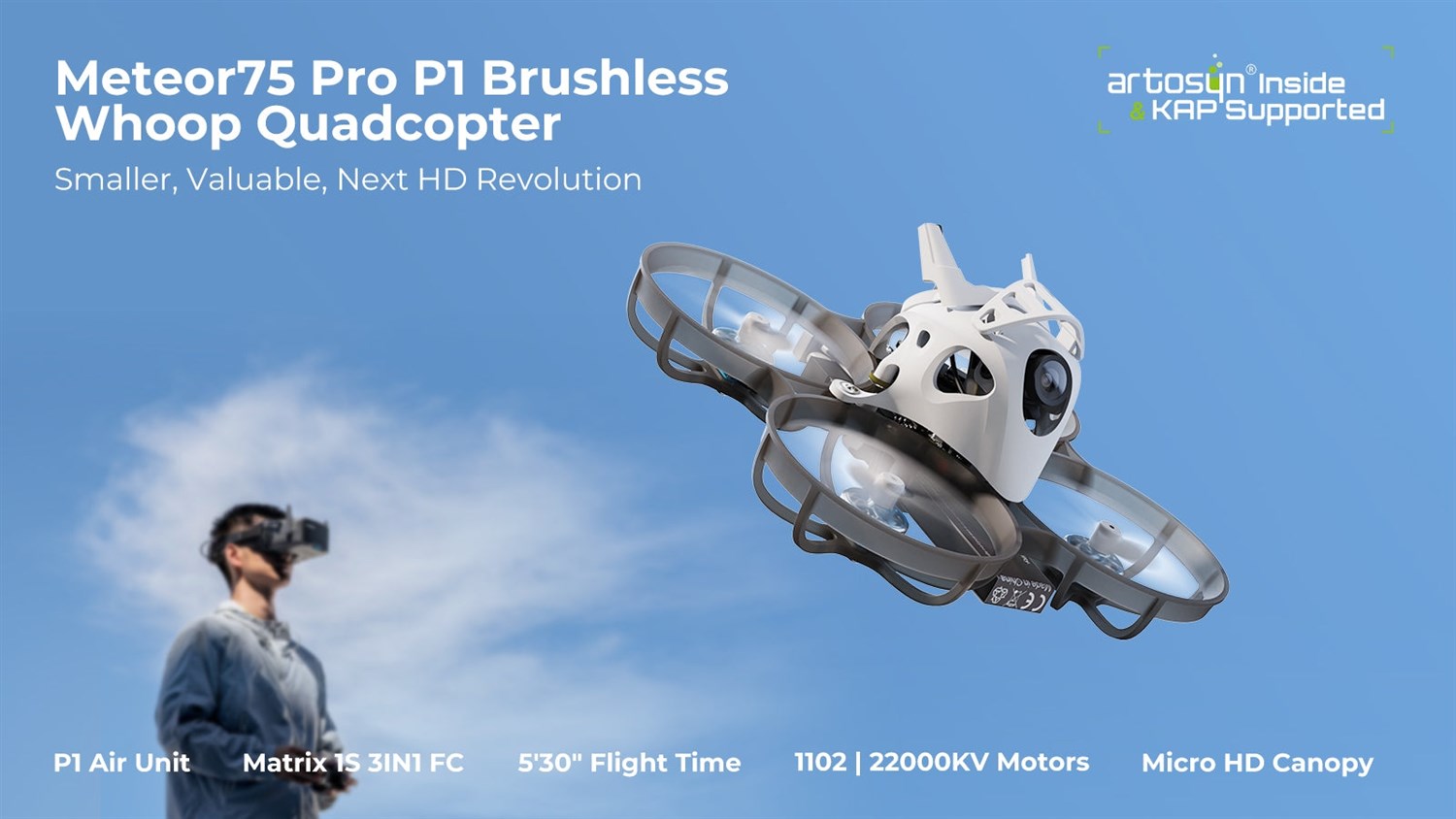 BETAFPV Meteor 75 Pro P1 FPV HD Digital ELRS