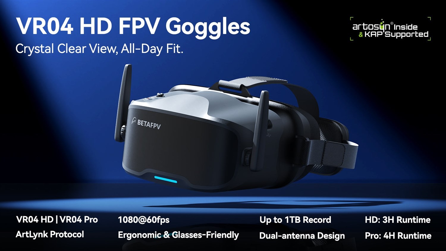 BETAFPV VR04 HD FPV-briller