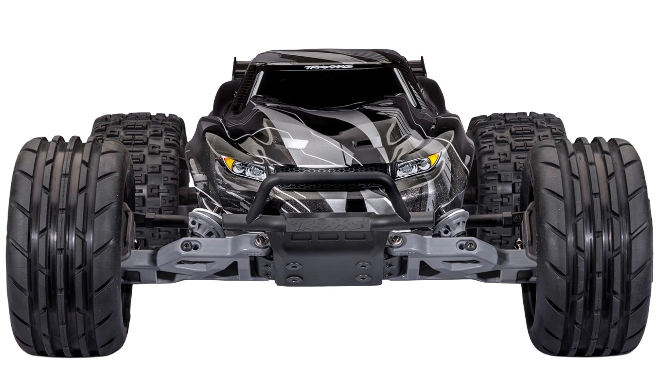 Traxxas Rustler 2WD BL 3S RTR Sort