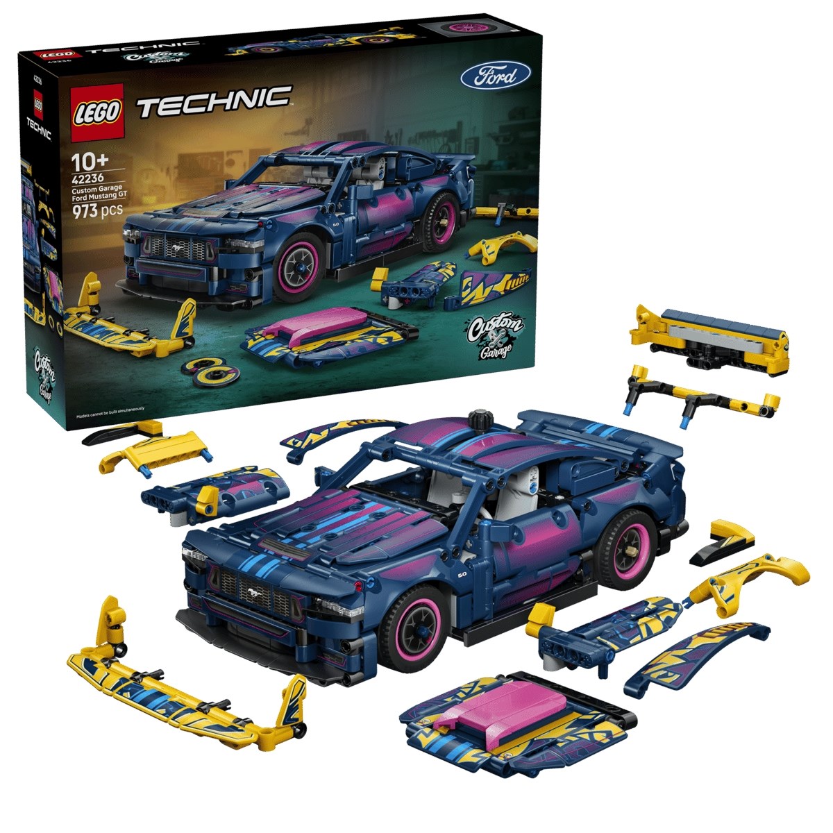 LEGO V�rkstedstilpasset Ford Mustang GT-bil