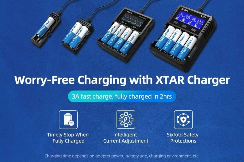 Xtar 21700 HK 5000 mAh 25A Li-ion