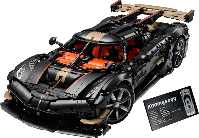 LEGO Technic Koenigsegg Sadairs Spear megabil