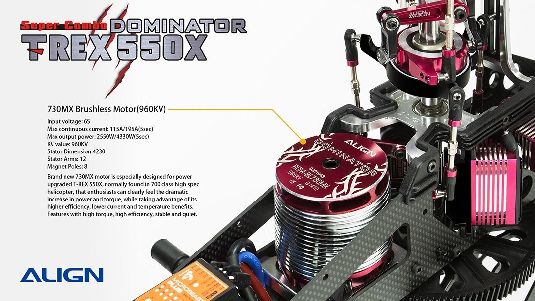 Align T-Rex 550X Super Combo