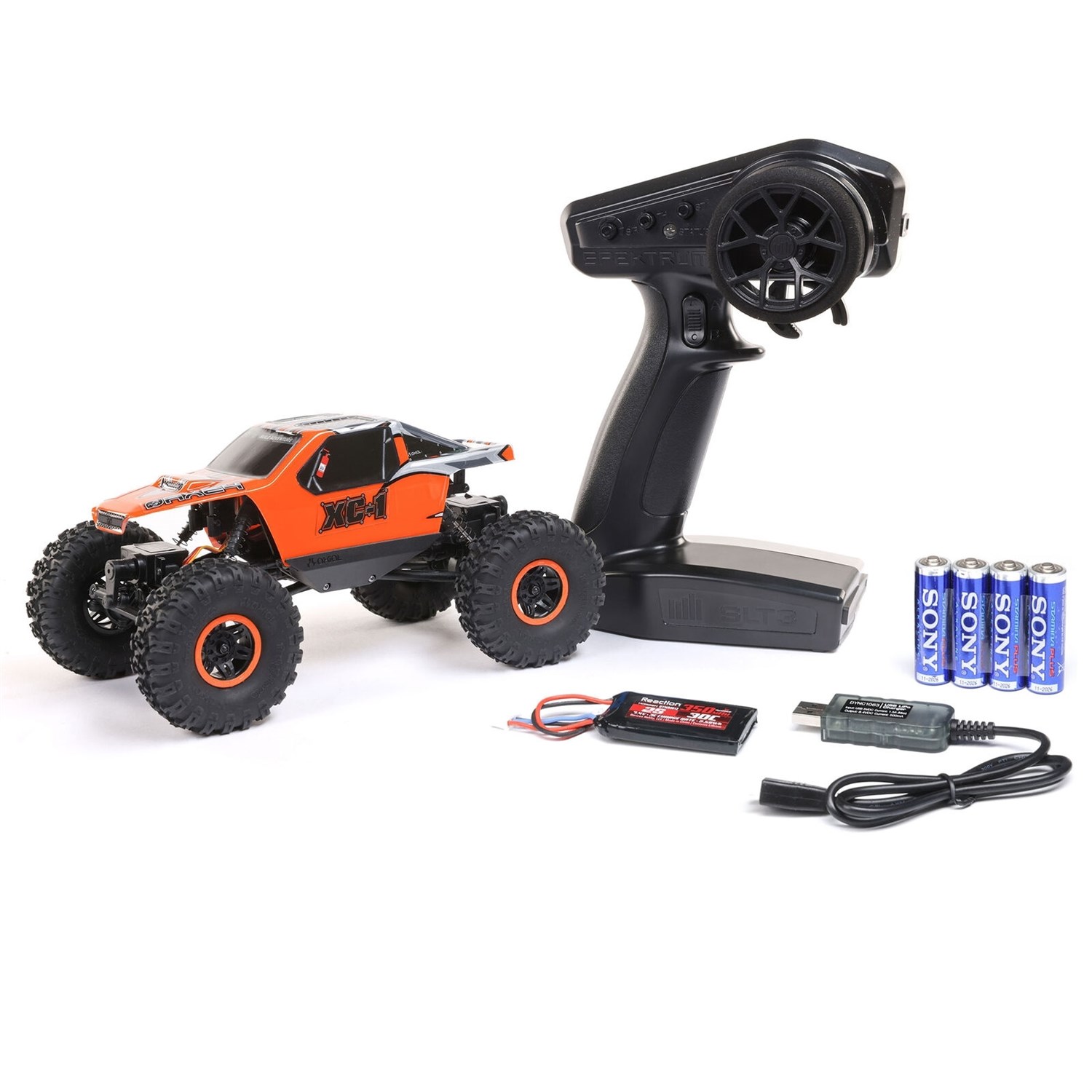 Axial AX24 XC-1 Brushed Crawler 4WS Orange