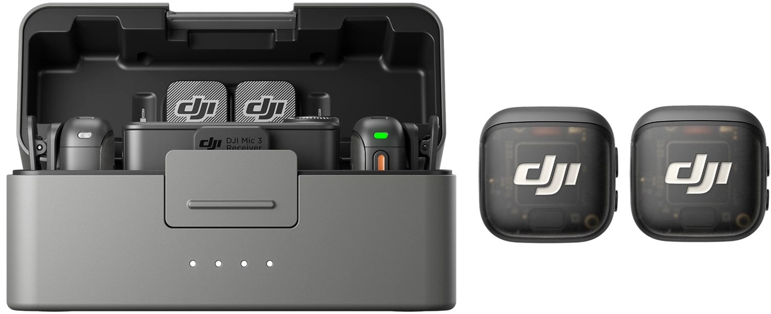 Mikrofon 3 (2 TX + 1 RX + opladningsetui)