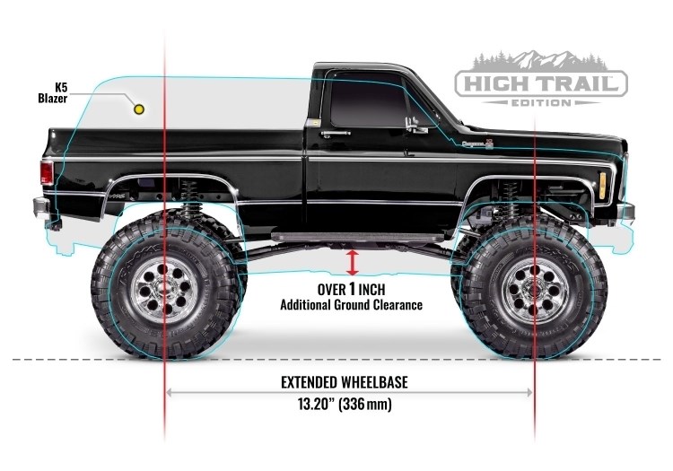 Traxxas TRX-4 Chevrolet K10 Sølv 1/10 RTR