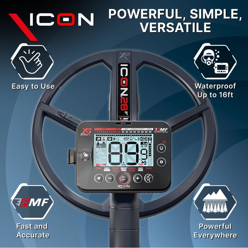 XP ICON metaldetektor (28FMF-RC)