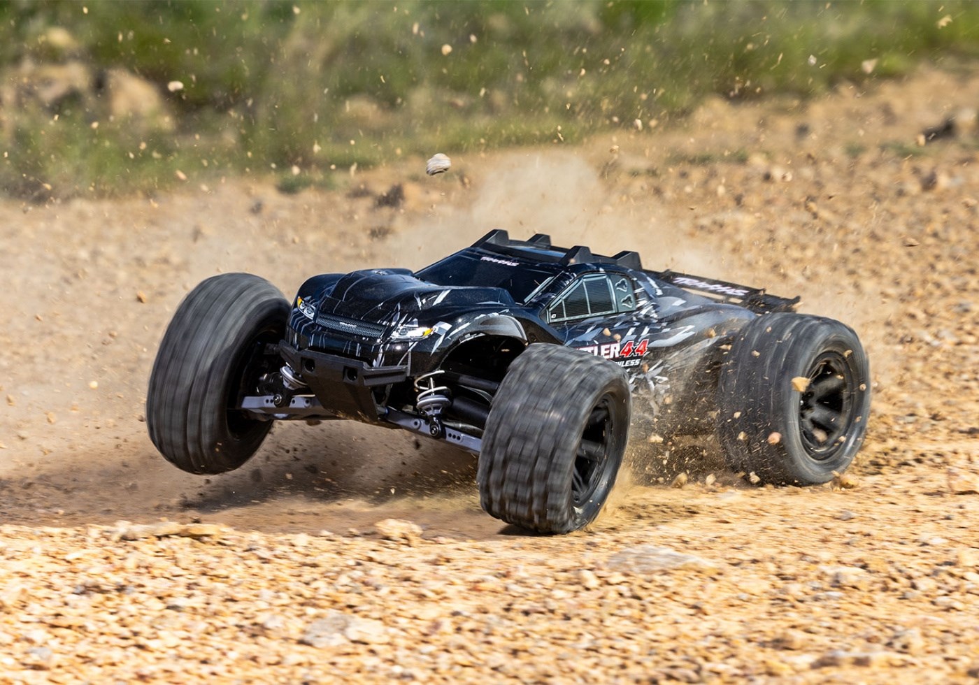 Traxxas Rustler 1/10 4WD BL 3S RTR Blå
