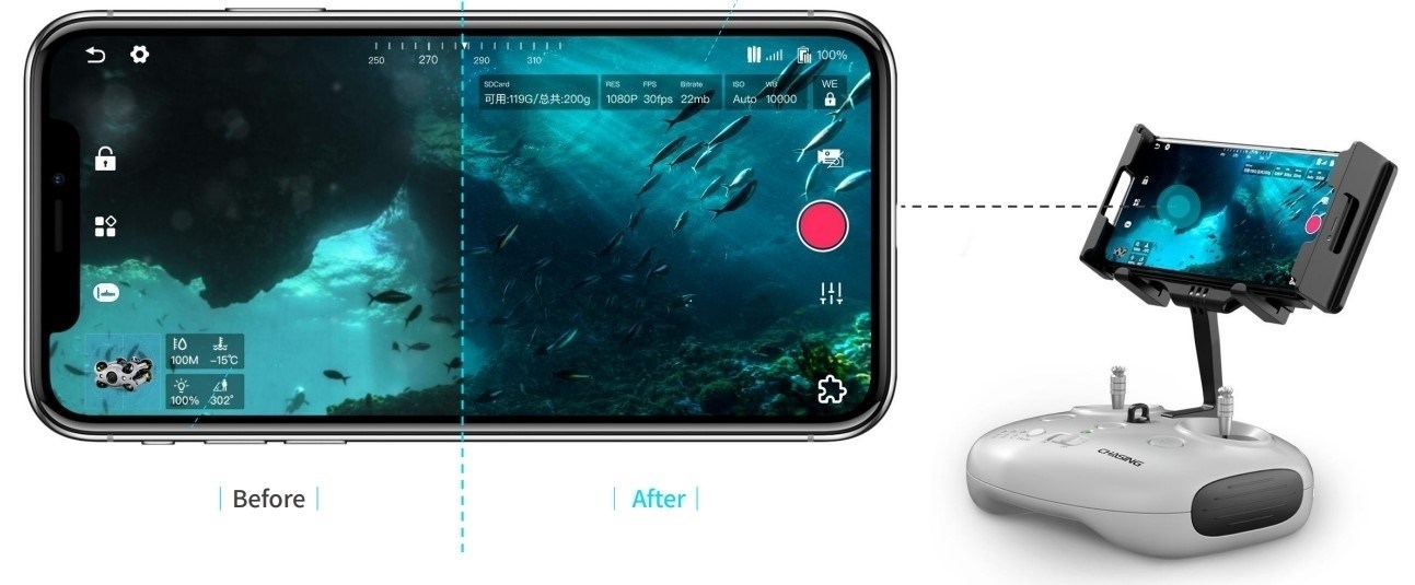 Chasing M2 S 2 .0 Lite - Undervandsdrone