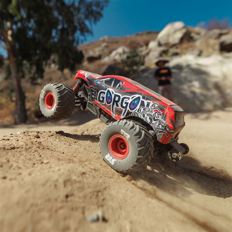 ARRMA Gorgon Grom 1/16 4WD Red - Komplett