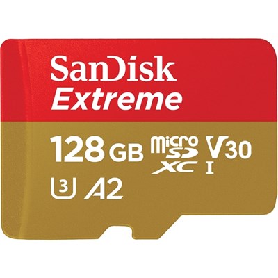 Sandisk Hukommelseskort MicroSDXC Extreme 128GB 19